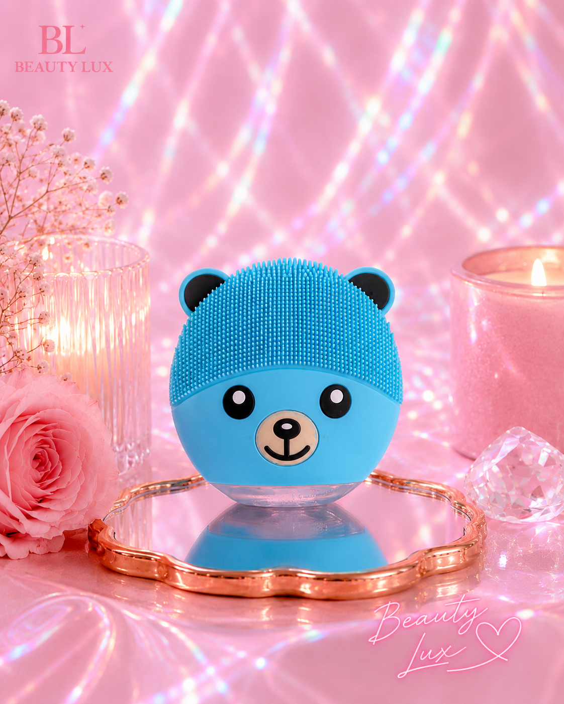 Máquina limpeza Facial Urso 🐻 Azul