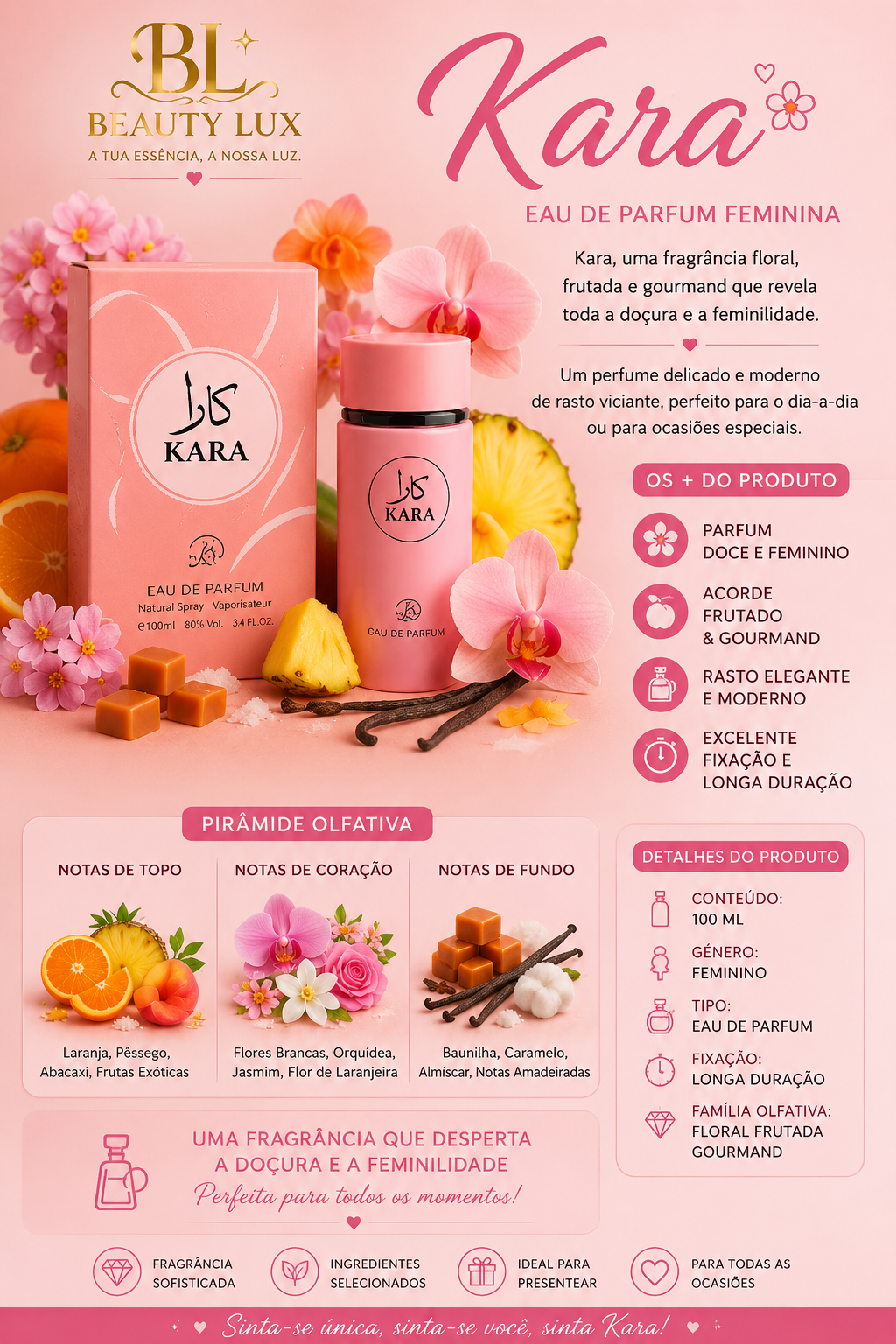 Perfume inspiração Yara