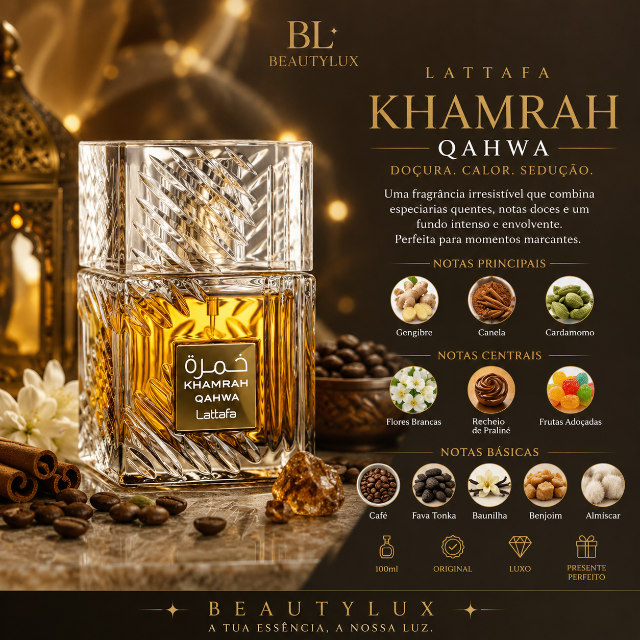 Lattafa Khamrah Qahwa Eau de Parfum