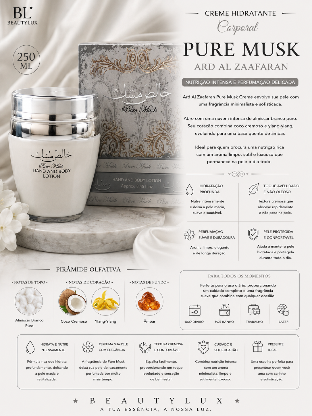 Creme Corporal Puro Musk