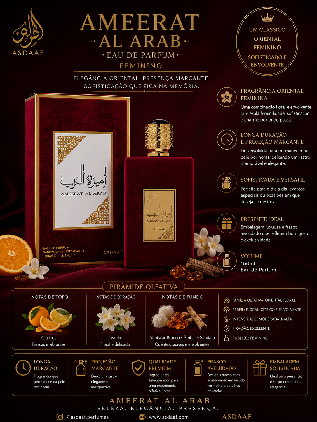 Ameerat Al Arab Asdaaf 100 ML
