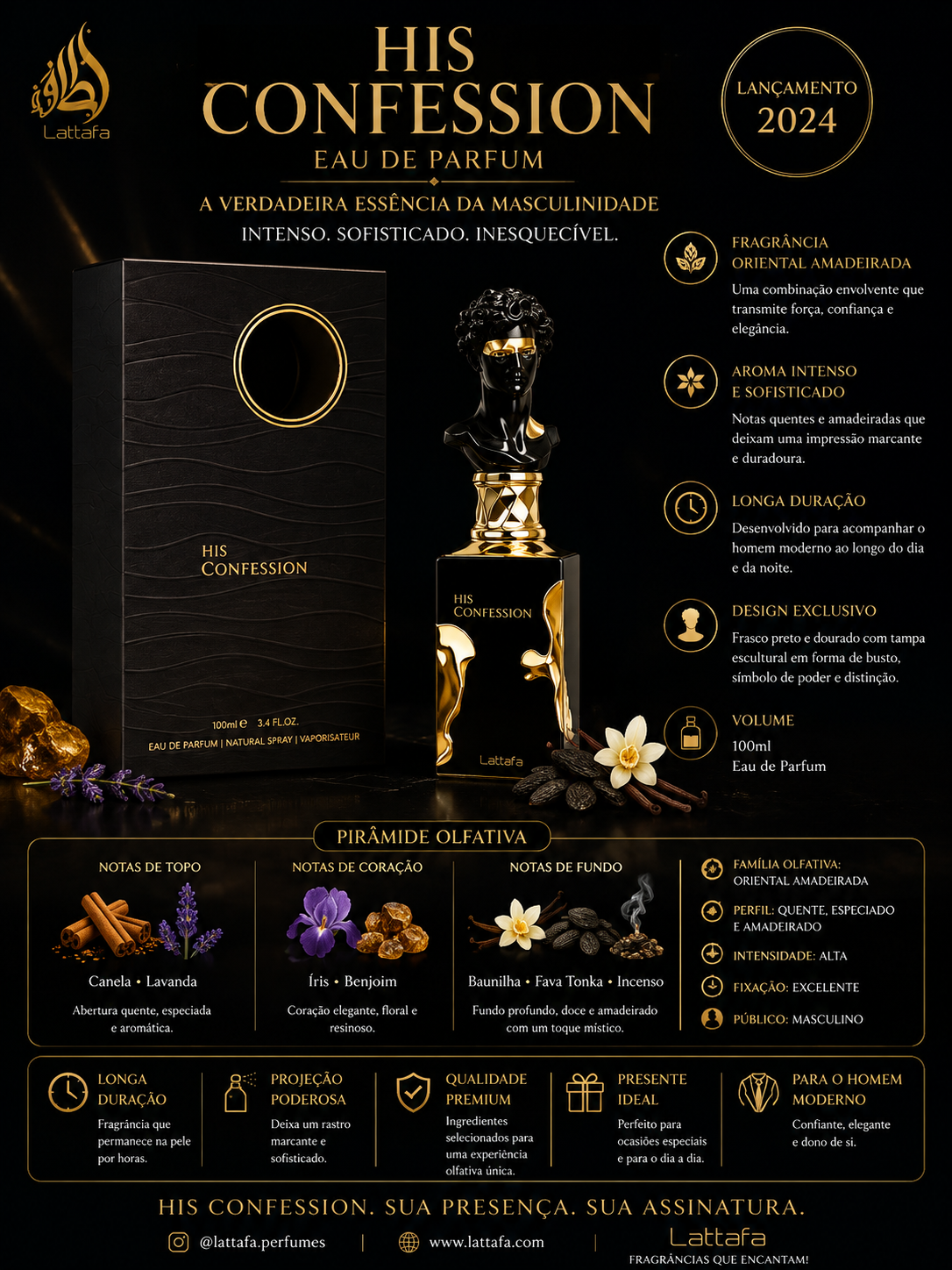 His Confession 100ML Lattafa