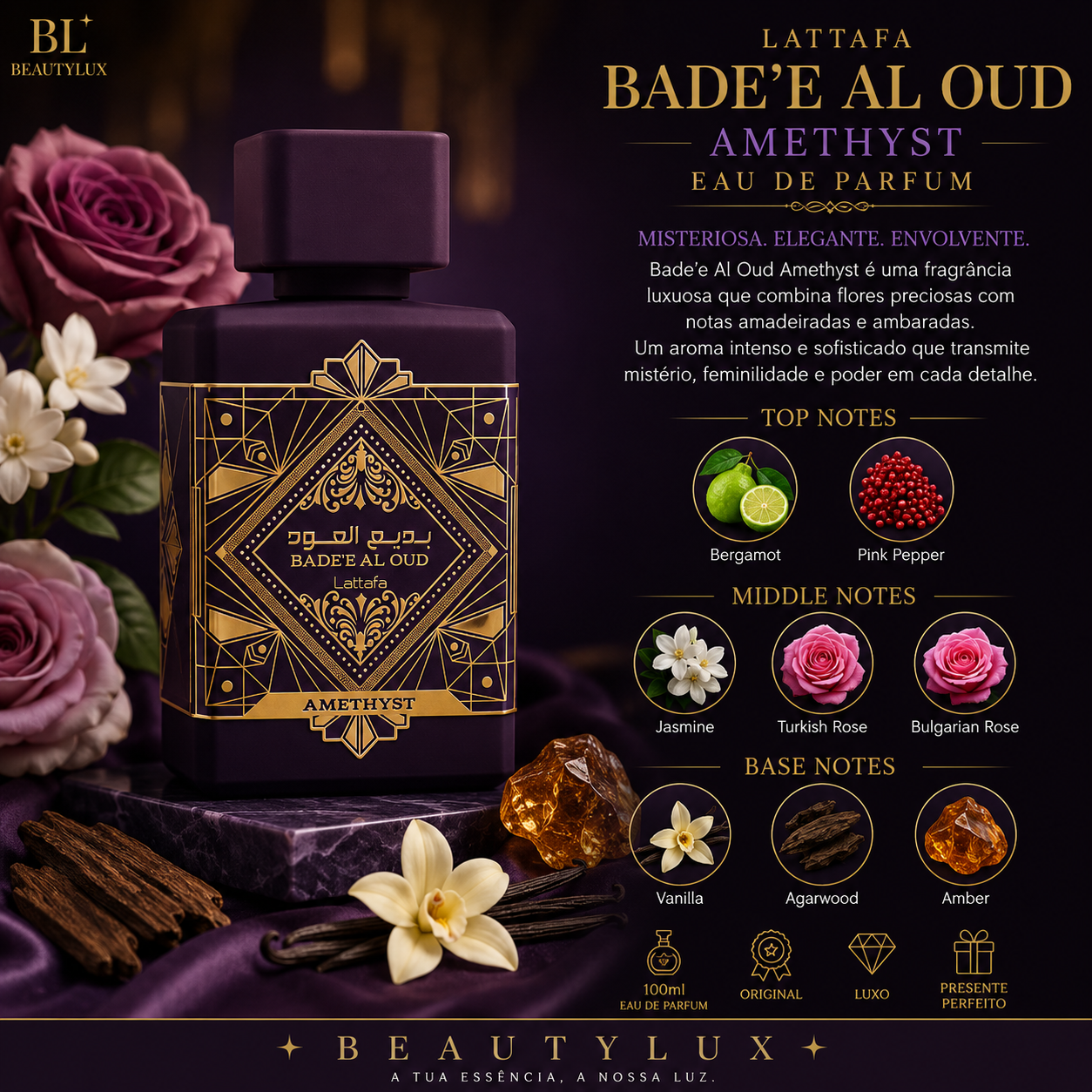 Lattafa Bade'e Al Oud Ametista