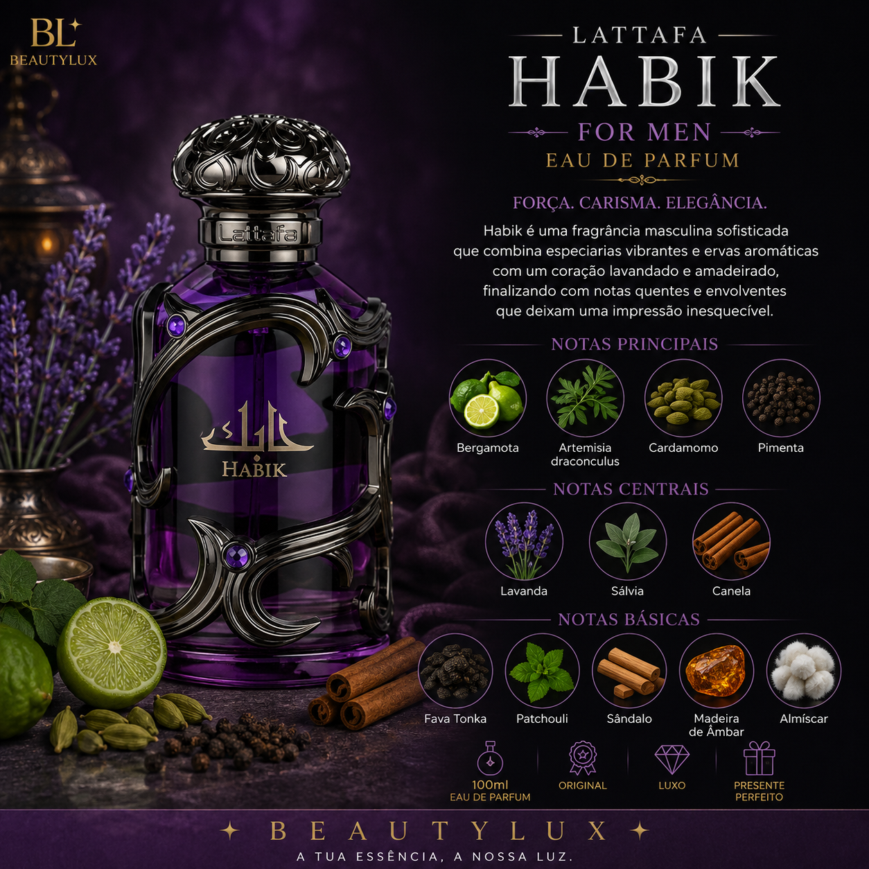 Lattafa Habik For Men Eau de Parfum