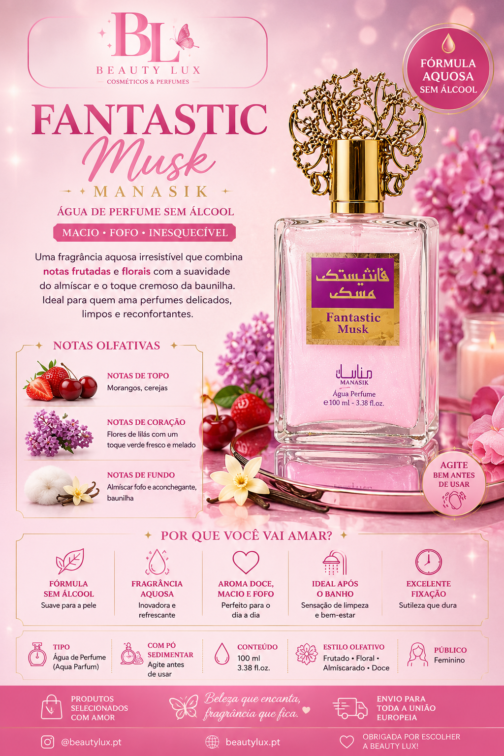Fantastic Musk Eau de parfum 100 ML