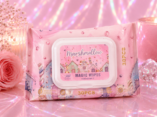 Toalhitas 4em1 sem álcool Marshmalow Blush