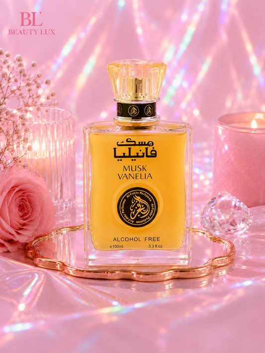 Al-Fakhr Perfumes Musk Vanelia de 100ml sem álcool Unissexo