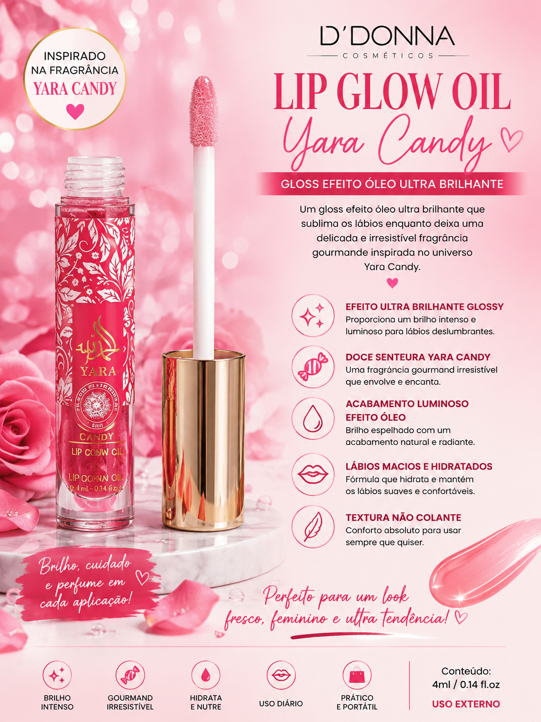 Gloss labial Yara Candy