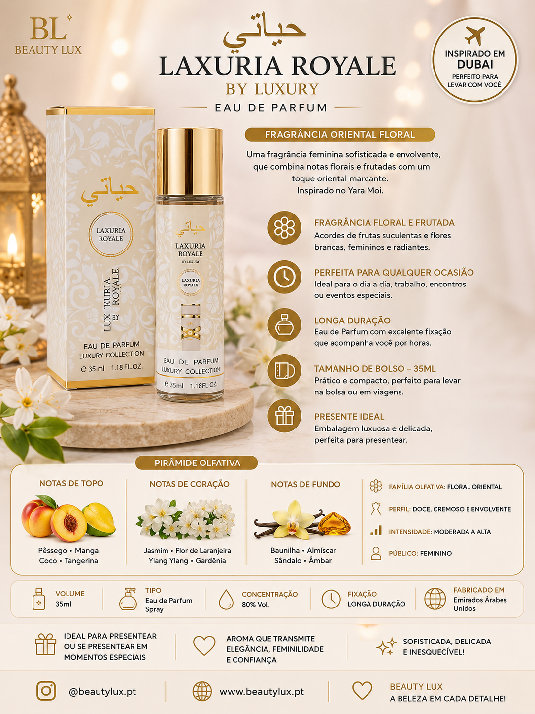 Perfume 35 ML Yara Mói