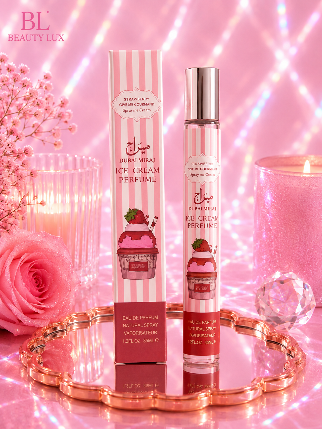 Perfume 35 ML Give Me Ice Cream Berry On Top Lattafa