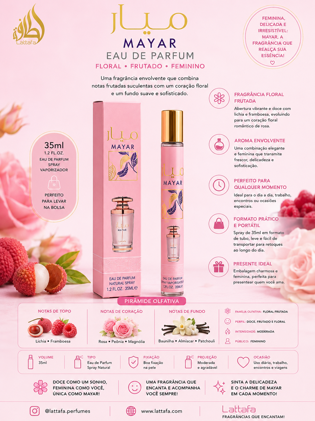 Perfume 35 ML Mayar Lattafa