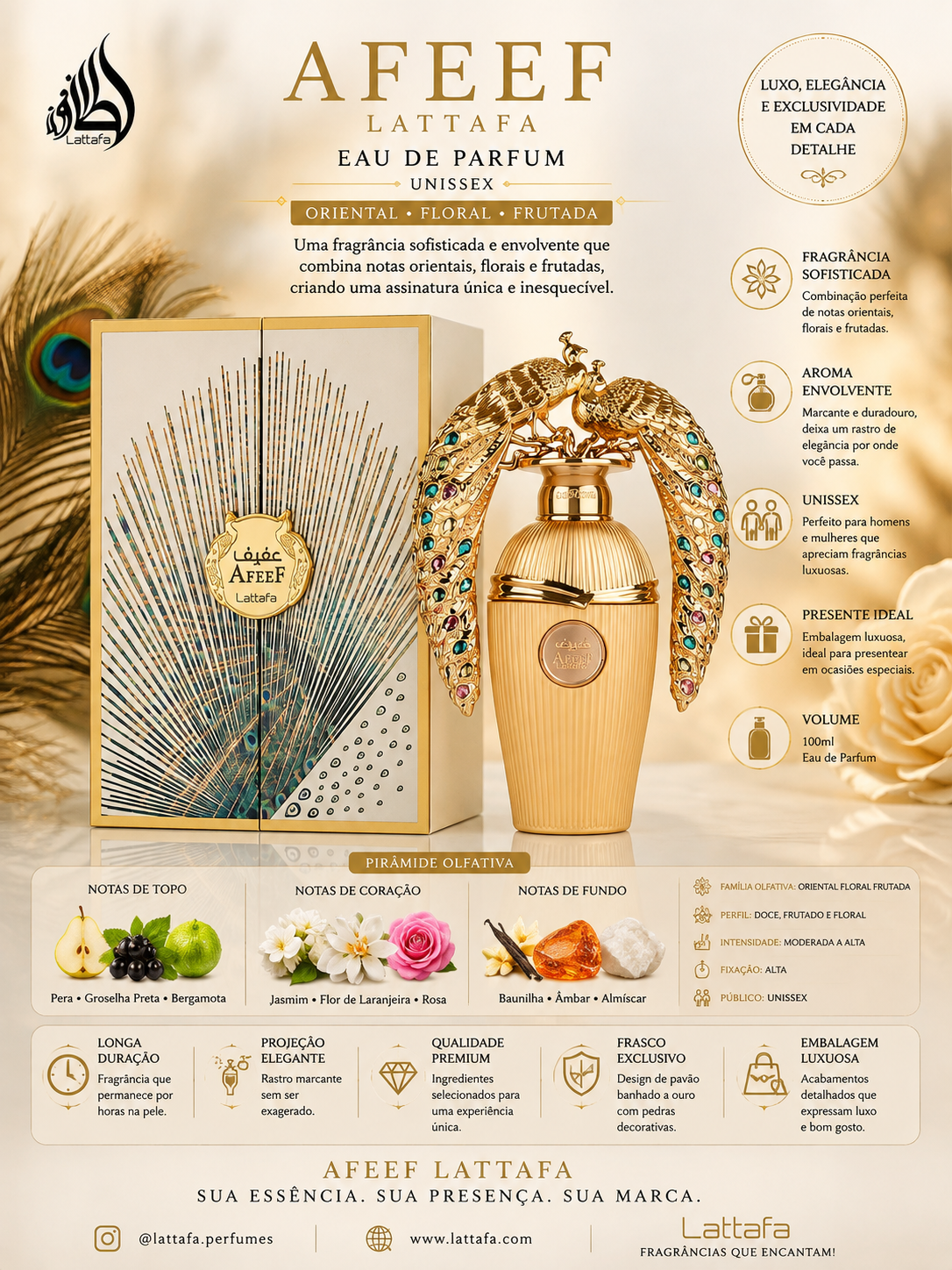 Afeef Lattafa 100 ML