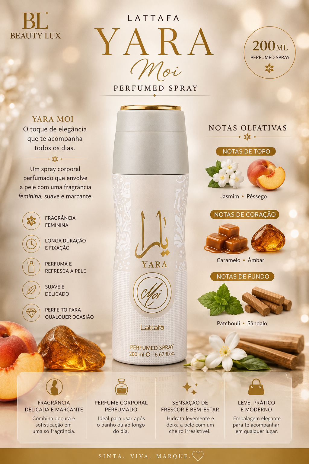 Spray perfumado Yara Moi Lattafa