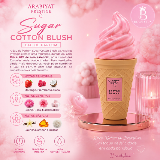 Arabiyat Prestige Sugar Cotton Blush Eau de Parfum 100 ML